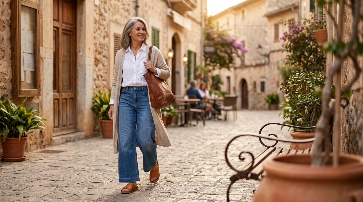 Wide-Leg Jeans at 50: How to Wear Them with Confidence